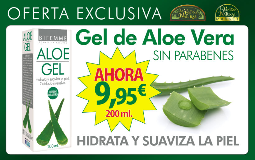 Oferta Mayo: Gel Aloe Vera 200 ml por 9,95€