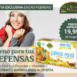 Oferta de Enero: Jalea Real con Propóleo 40 viales Phytogreen, antes 23.40, ahora 19.95 €!