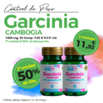 Oferta Mayo: Por la compra de una Garcinia Cambogia 30 comprimidos, llévate la segunda unidad al 50%! Cuida tu silueta!