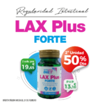 Oferta Febrero: Por la compra de un Lax-Plus 60 CÁPSULAS Phytogreen, la Segunda unidad al 50%!! Cuida tu tránsito intestinal!